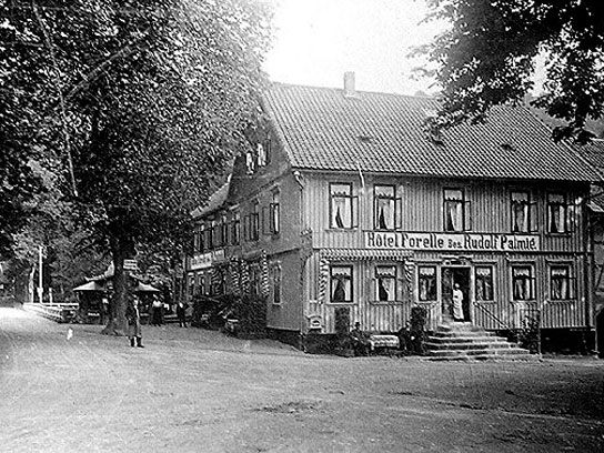 Ferienhotel Forelle im Jahre 1820
