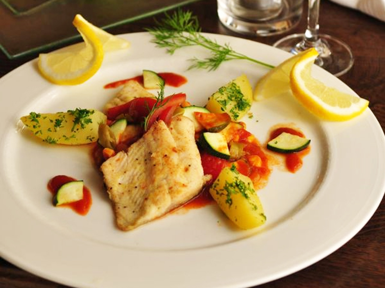 Forellen-Menü Restaurant Hotel Forelle
